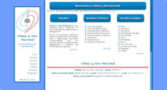 Desktop Screenshot of climasairenacional.com